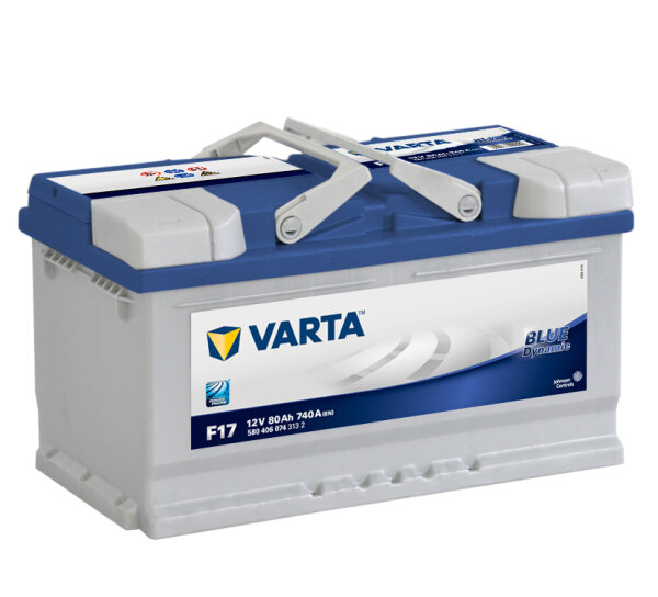 Varta Blue Dynamic Starterbatterie F17 12V 80Ah 740A