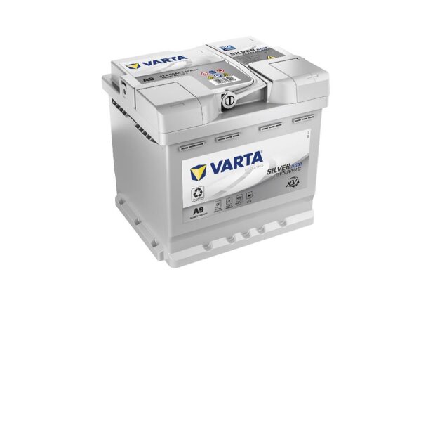 Varta A9 Silver Dynamic AGM XEV  12 Volt 50Ah 540 A