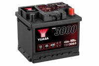 YUASA YBX3063 Starterbatterie 12 V 45 Ah 500 A...