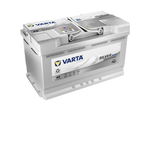 Varta A6 - Starterbatterie Silver Dynamic AGM 12V / 80Ah / 800A